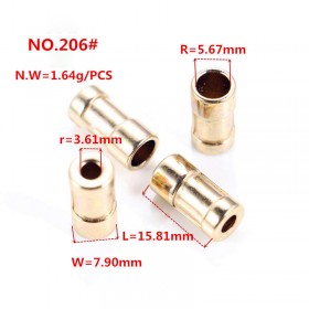 Rose Gold/Bronze/Glossy black/White/Matte black/Gold/Platinum-Alloy End Stopper