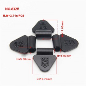 Platinum/White/Matte black/Bronze/Rose Gold/Gold/Glossy black-Alloy End Stopper Platinum/White/Matte black/Bronze/Rose Gold/Gold/Glossy black-Alloy End Stopper