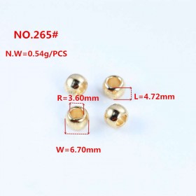 Platinum/Gold/White/Matte black/Bronze/Rose Gold/Glossy black-Alloy End Stopper