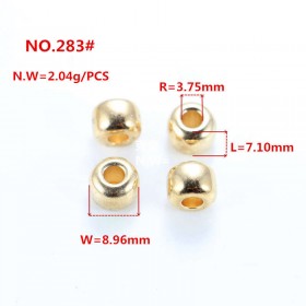 Platinum/Gold/White/Matte black/Rose Gold/Bronze/Glossy black-Alloy End Stopper Platinum/Gold/White/Matte black/Rose Gold/Bronze/Glossy black-Alloy End Stopper